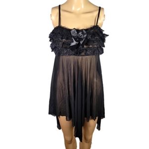 Babydoll lingerie sexy women size M Color Black - 💥2/$25💥
